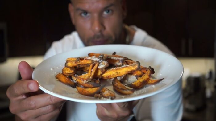 BATATA O PAPA DULCE / SWEET POTATOS en la FREIDORA de aire | Receta Saludable y Crujiente 🍠🔥