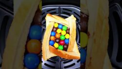 BEST Air Fryer CHOCOLATE TWISTED TOAST #airfryerrecipes #airfryer #shorts