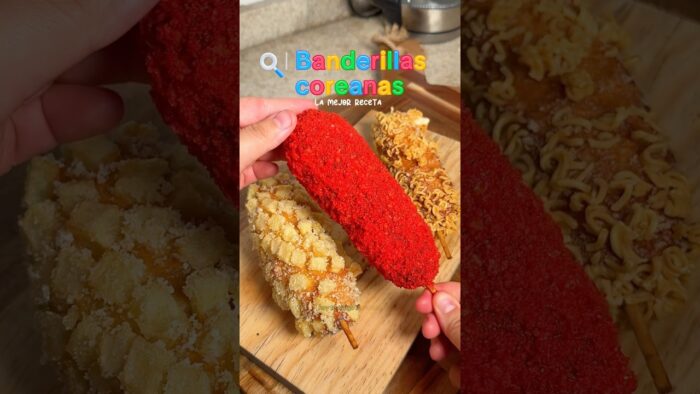 Banderillas Coreanas 🌭😍 #receta #recetas