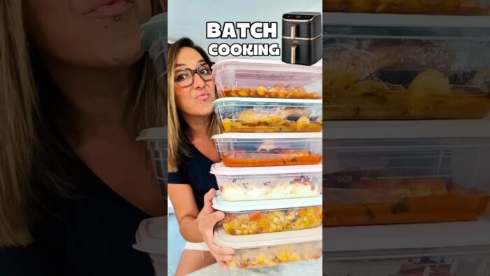 Batch Cooking en #airfryer #freidoradeaire #batchcooking #fyp #viral #recetas