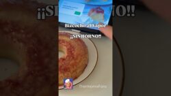 Bizcocho al vapor sin horno en Thermomix!