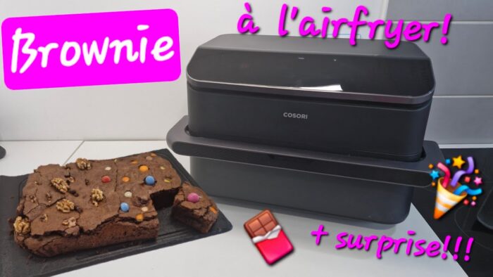 Brownie moelleux facile à l’airfryer! (COSORI TwinFry)