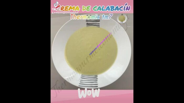 CREMA DE CALABACÍN TM7 #cocinaconthermomix #recetasthermomix #tm7 #thermomix #cremadecalabacintm7
