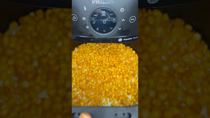 Cafe Style Crispy Corn Recipe in Air Fryer🫣#airfryer #shorts #youtubeshorts #trending #viral