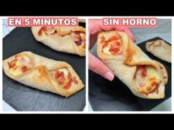 Cena rápida con pan de molde en freidora de aire | ¡Listo en 10 minutos y con lo que tienes en casa