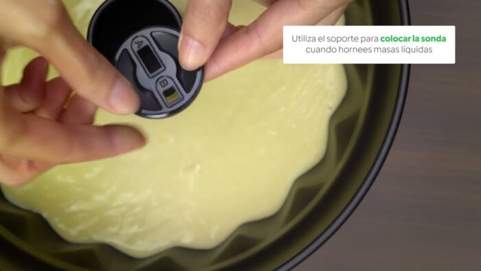 Cómo insertar la sonda en los alimentos con Thermomix® Sensor para TM7