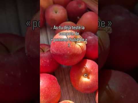Compote pomme/rhubarbe