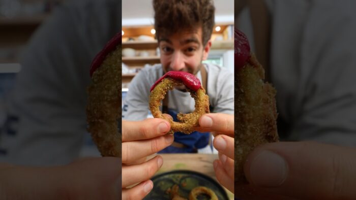 Crispy Air Fryer Onion Rings #tfal #ad