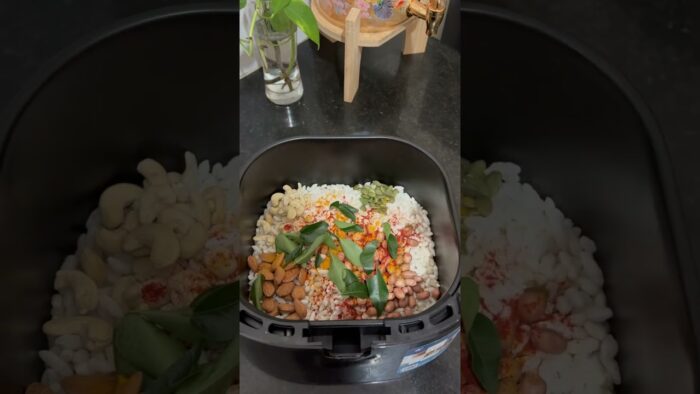 Crispy Airfryer Murmure | Healthy Indian Snack | Easy Airfryer Recipe