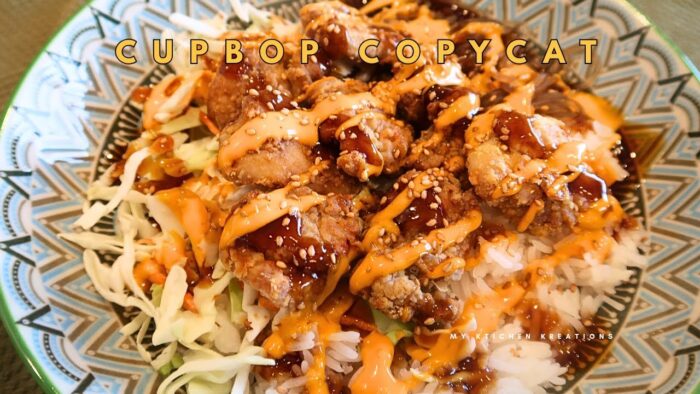 Cupbop Rock Chicken Copycat | Airfryer Recipe