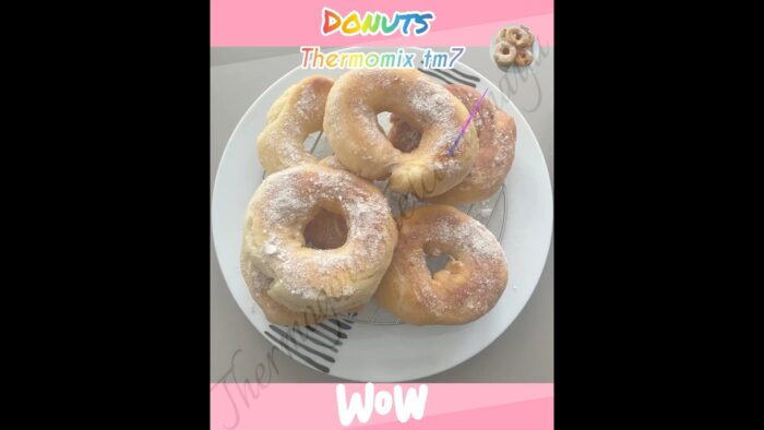 DÓNUTS CON THERMOMIX #cocinaconthermomix #recetasthermomix #thermomix #tm7 #donutstm7