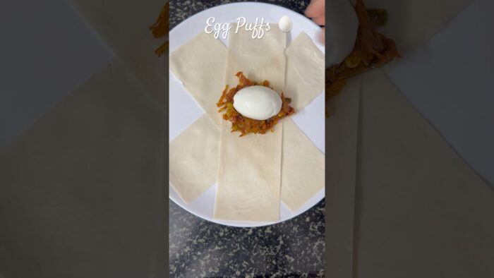 Egg Puffs in AirFryer 🥚| Recipe #food #viral #trend #foodie #shorts #trending #ytshorts #yt#short