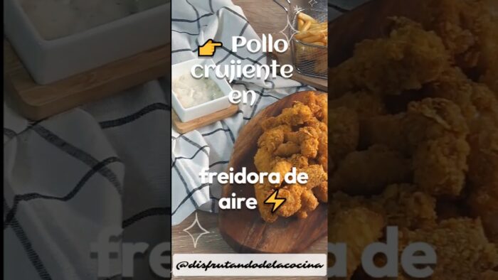El pollo más CRUJIENTE en freidora de aire (¡NO creerás lo fácil que es!) #airfryer #recetasfaciles
