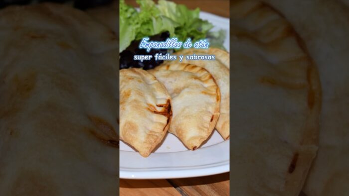 Empanadillas de atún en freidora de aire 🥟 Crujientes, FÁCILES y sin nada de aceite