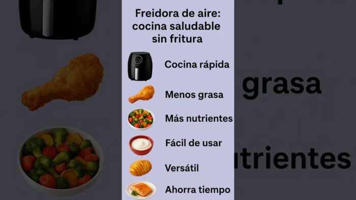 ✨ Freidora de aire: cocina saludable sin fritura ✨