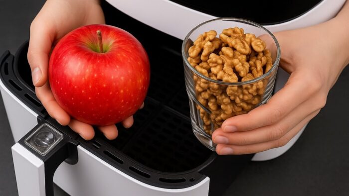 Healthy Apple & Walnut Recipe in Air Fryer | Perfect for All Ages!