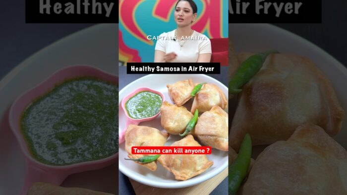 Healthy samosa in air fryer, #shorts