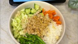 Hoisin pork bowl using the Thermomix TM6 and TM7