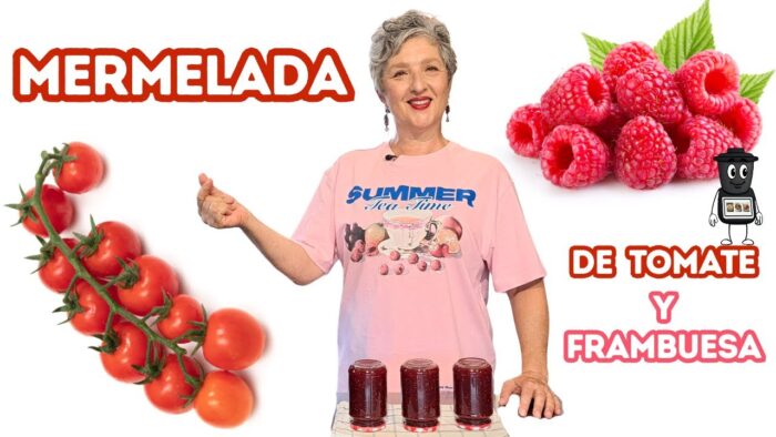 💥 MERMELADA DE TOMATE Y FRAMBUESAS 🍅 RECETA COMPLETA con Thermomix®  #TM7  🔝