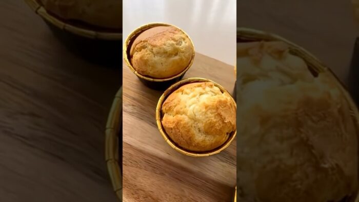 Magdalenas versión rapida en airfryer 😉 (mitad de ingredientes que el vídeo largo) #airfryer