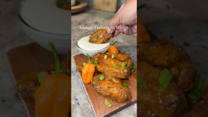 Mango Habanero Wings • Air fried