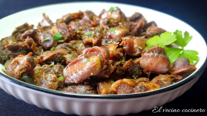 ✅️Mollejas de POLLO, receta fácil, barata y deliciosa