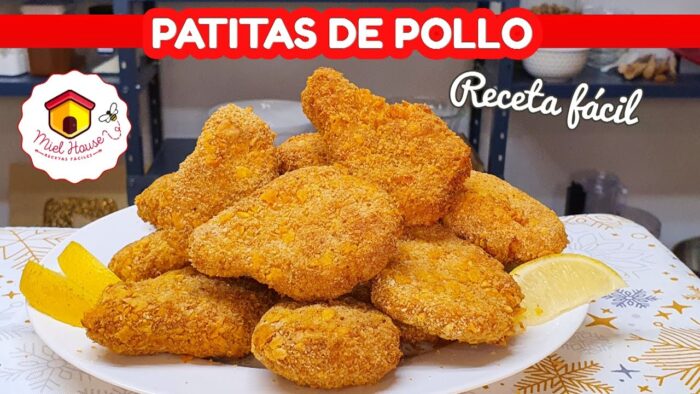 PATITAS DE POLLO en pocos minutos NUGGETS FACILES