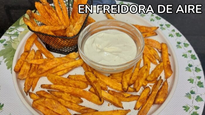 🍠🔥 Palitos de BONIATO en FREIDORA de AIRE | Fáciles, Rápidos y Súper Crujientes👌😋