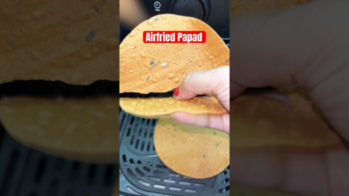 Papad in AirFryer 😋#food #airfryerrecipes #recipe #airfryer #cooking #airfryerfood #trending #yt