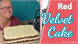 Pastel de terciopelo rojo muy fácil con la Thermomix