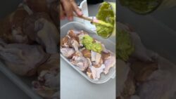 Pollo crujiente tulipán en freidora de aire. Receta con condimento casero sencillo ! #shorts