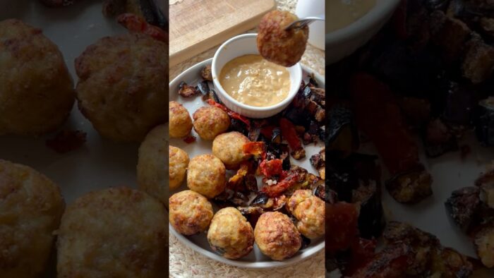 Polpette di pollo in friggitrice ad aria ❤️