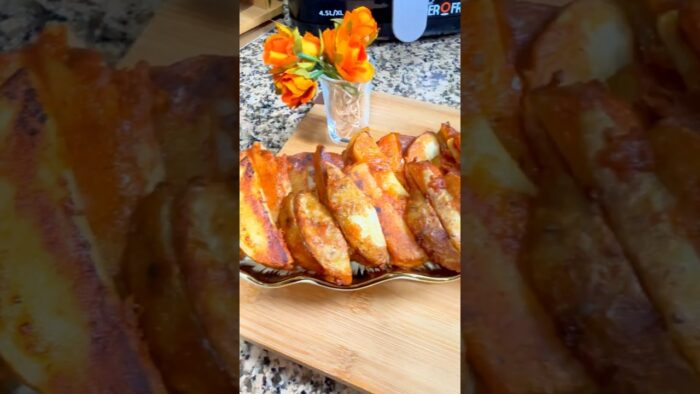 Potato Wedges | Air Fryer Potato Wedges |Quick Potato Wedges
