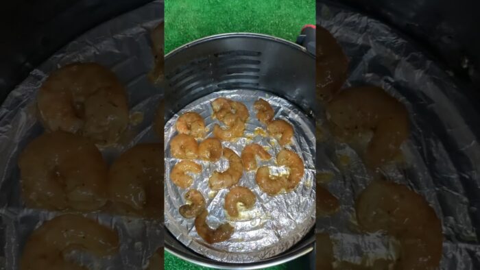 Prawn Air fryer easy recipe #shorts #asmr