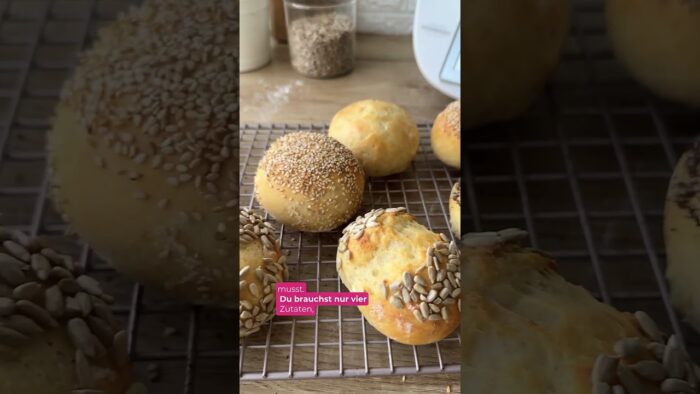 Protein-Sonntagsbrötchen mit nur 4 Zutaten – fluffig & lecker | Thermomix® Rezept