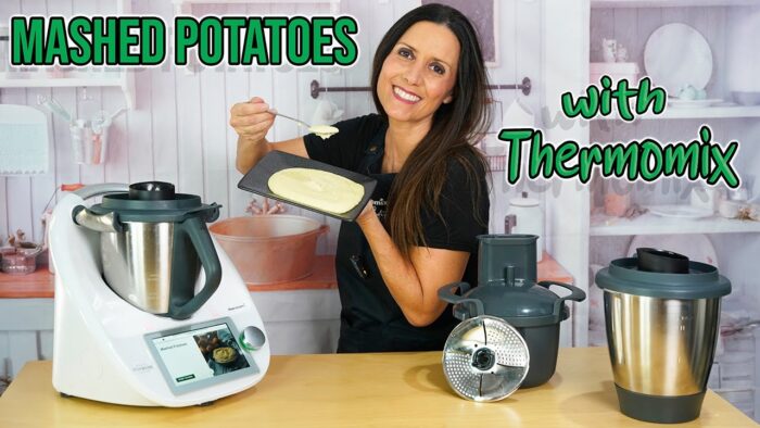 Puré de papas Thermomix más rápido con pelador, cortador y segundo tazón