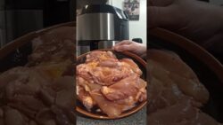 Receta Fácil de Pollo Jugoso en Air Fryer #Pollo #ContraMuslosDePollo #AirFryer #RecetasFaciles
