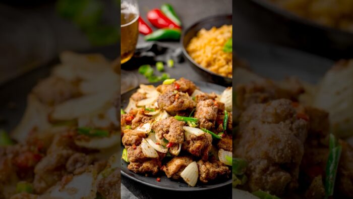 Receta completa aquí👇 EP7 – Pollo con sal y pimienta en freidora de aire
