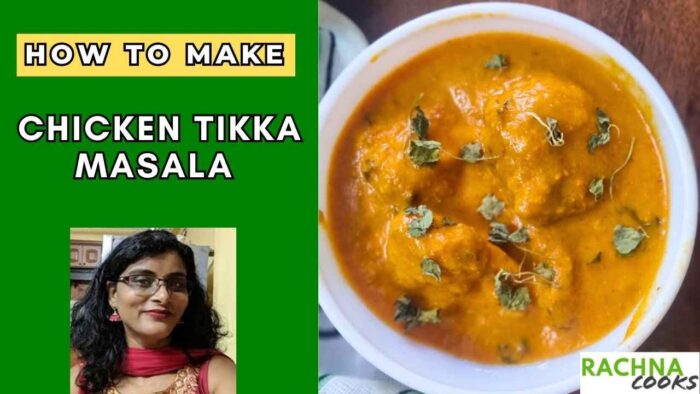Receta saludable de pollo tikka masala | Cómo hacer pollo tikka masala con freidora de aire