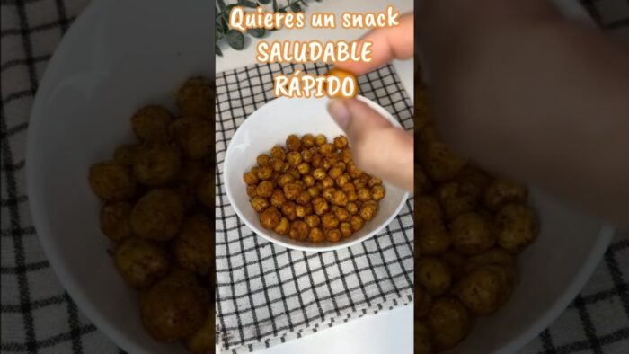 SNACK DE GARBANZOS EN FREIDORA #snacks #snack #food #foodie #airfryer #airfryerrecipes