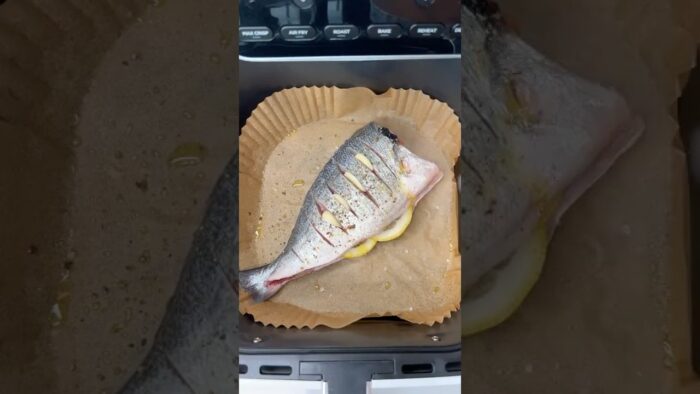 Sea bream in the air fryer!A recipe that never disappoints 😍