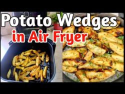 The Best Potato Wedges – Air Fryer Recipe / Potato wedges in air fryer / Air fryer Potato  ...