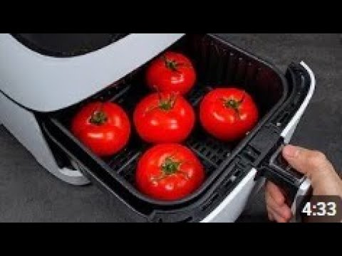 Tomates con arroz en freidora de aire: receta fácil y sorprendente