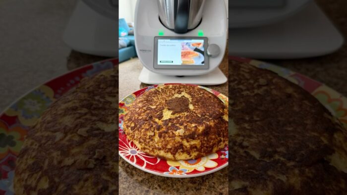 Tortilla de coliflor en #thermomix