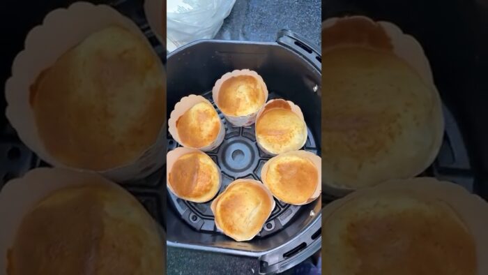 Viral Air Fryer recipe🧁🎂🍰 #messysheesy #shorts #cupcake #cake #viral # #trending #ytshorts