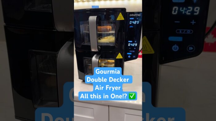 What I’ve been cooking in my Gourmia Dual Double Decker Air Fryer #gourmiaairfryer #airfryercooking