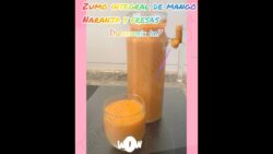 ZUMO INTEGRAL DE MANGO, NARANJA Y FRESAS.#thermomix #tm7 #thermomixtm7 #recetasthermomix #recetas