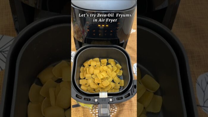 Zero Oil Fryums in Air Fryer🫣#shorts #viral #youtubeshorts #reels #ytshorts #viralshorts #yt