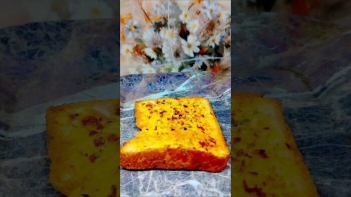 chill organo toast in air fryer #food #recipe #cooking 2min recipe| #airfried
