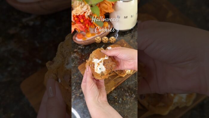 viral air fryer Pillsbury s’mores cookies 🍪 #smorescookies #halloweencookies #airfryerrecipes
